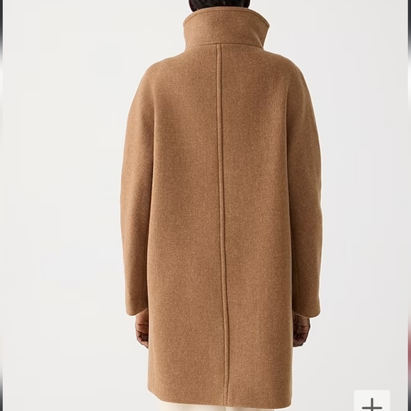 NWOT J Crew Villa Coat Camel 6P Jackets & Coats